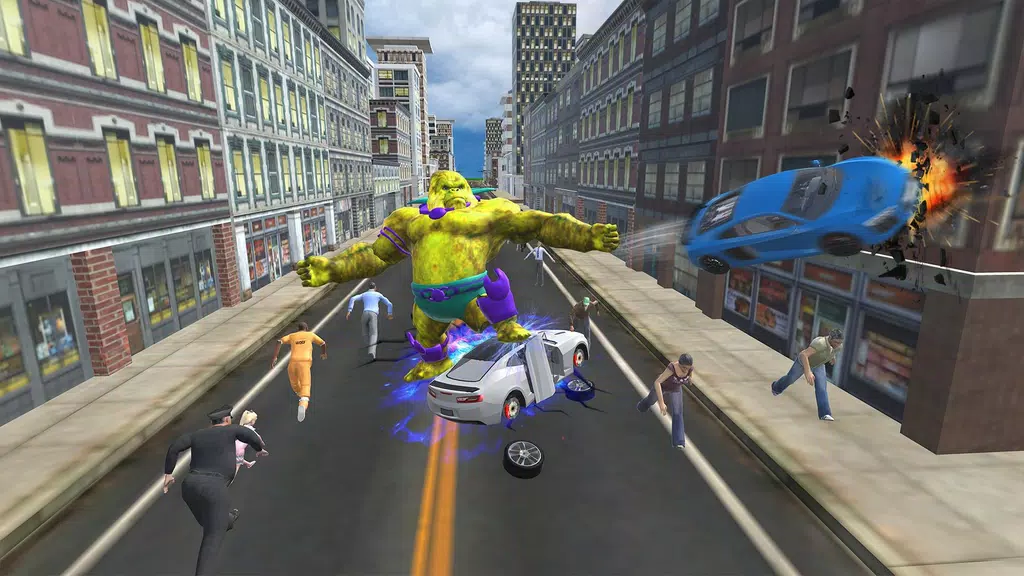 Monster Hero City Battle ဖန်သားပြင်ဓာတ်ပုံ 2