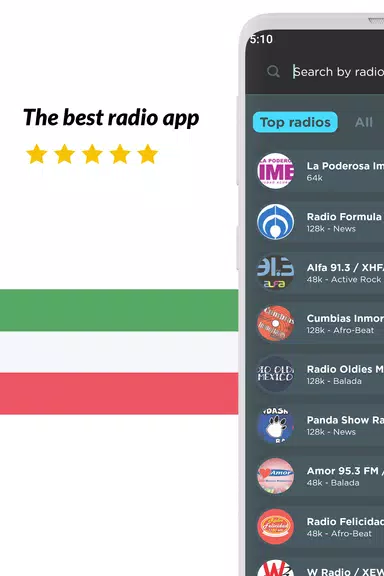 Radio Mexico FM online スクリーンショット 1