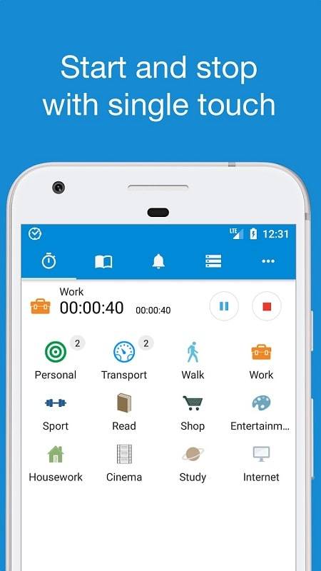 aTimeLogger Pro ภาพหน้าจอ 2
