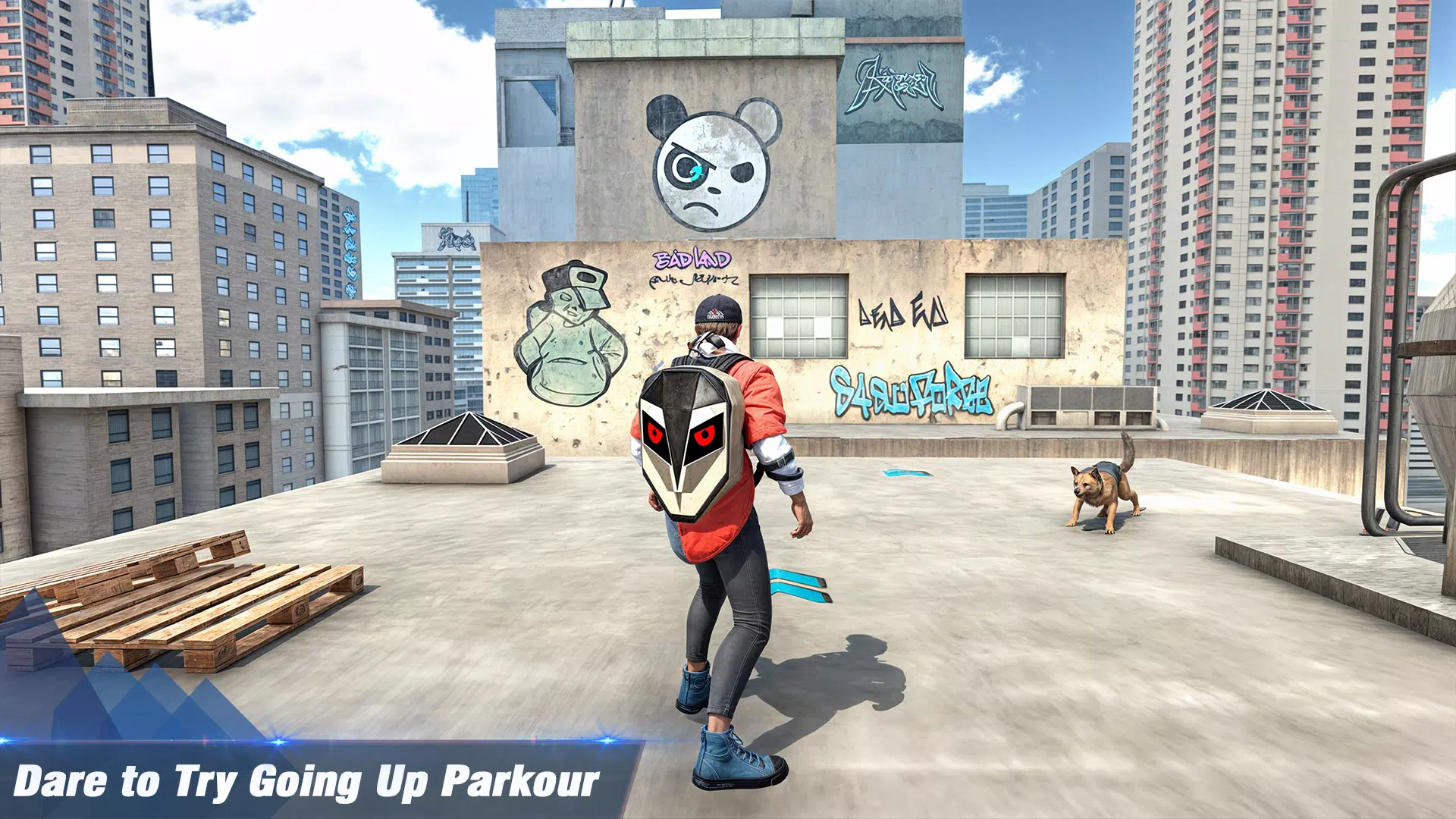 Going Up Parkour Only Rooftop Скриншот 4