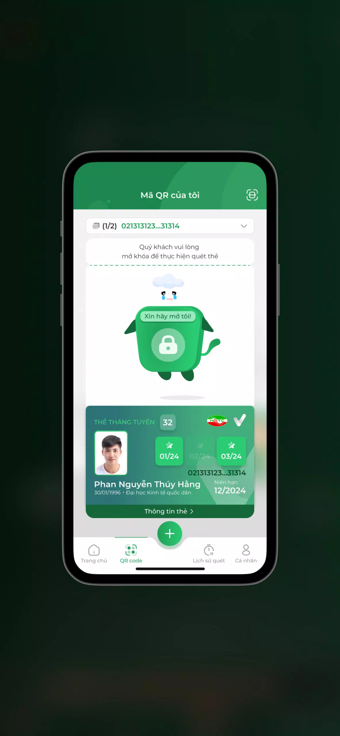 Thẻ Vé Giao Thông HN Capture d'écran 3