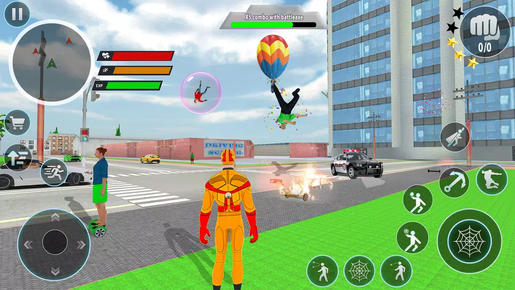 Police Robot Rope Hero Game 3d Скриншот 4