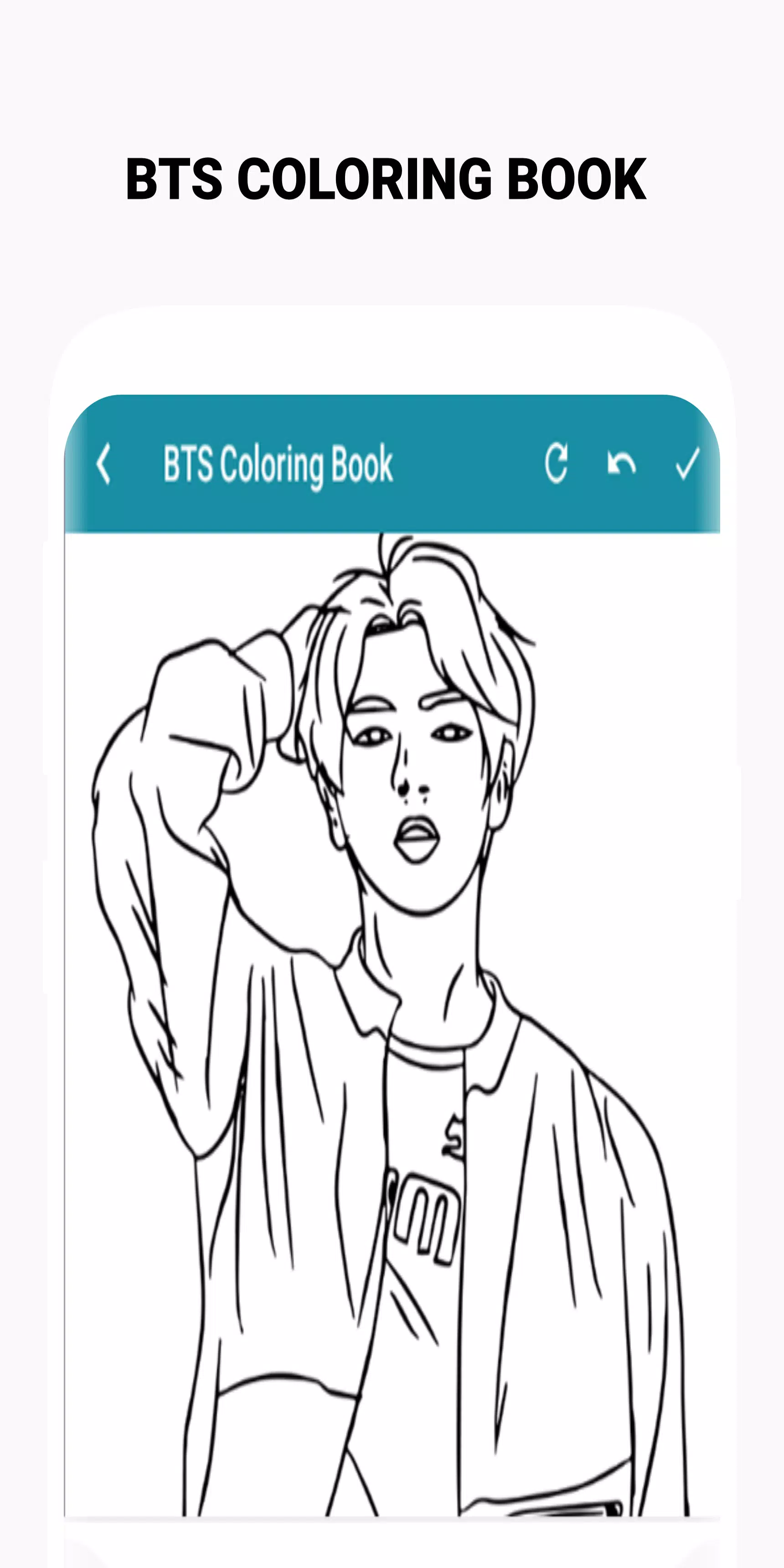 BTS Coloring Book Screenshot 3