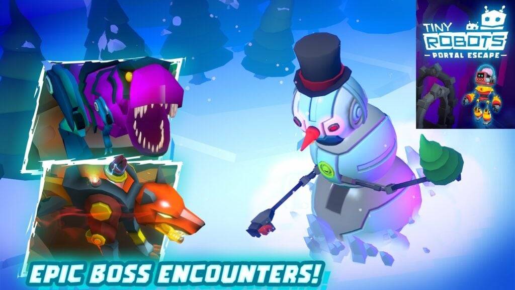 3d Escape Game Tiny Robots Portal Escape Sa wakas ay nakarating sa Android