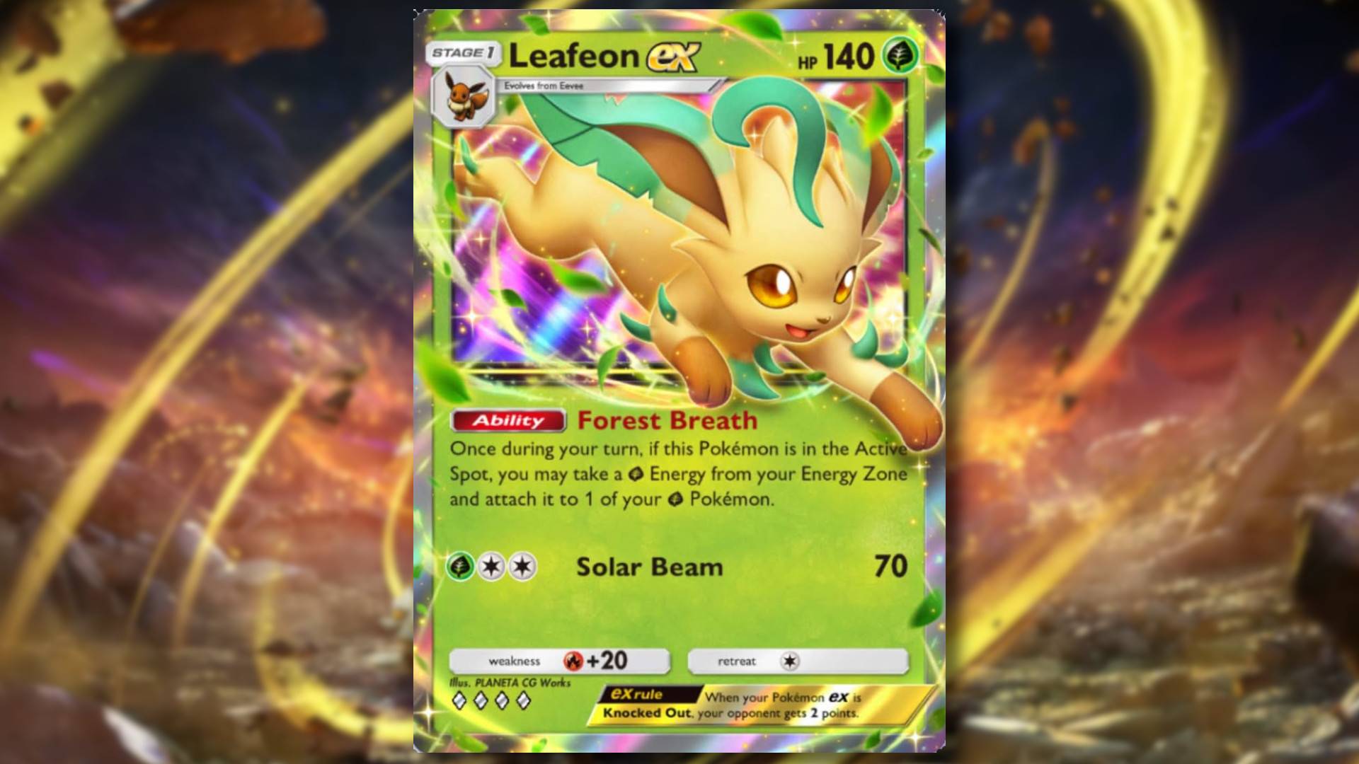 Pokemon TCG cebi için en iyi Leafeon eski güverte