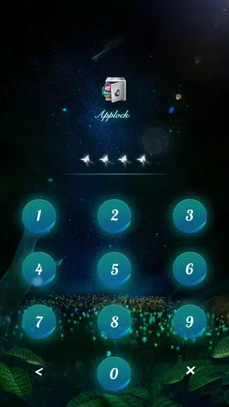 AppLock Theme Flying Butterfly应用截图第2张