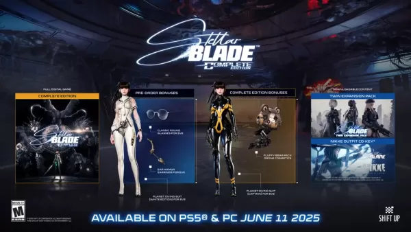 Il trailer rivela l'edizione completa di STELLAR Blade, in arrivo su PC e PS5.