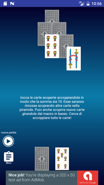 Solitario Piramide Captura de tela 2