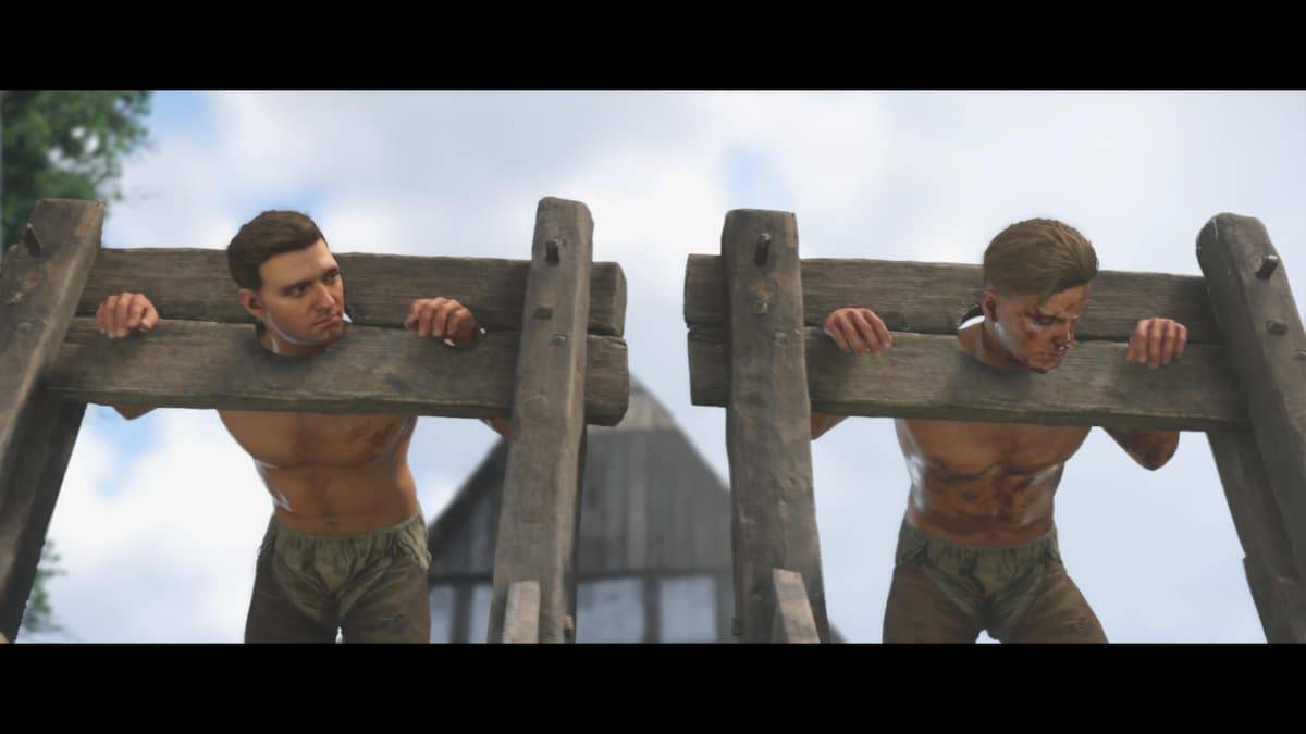 Screenshot of a cutscene in Kingdom Come: Deliverance 2