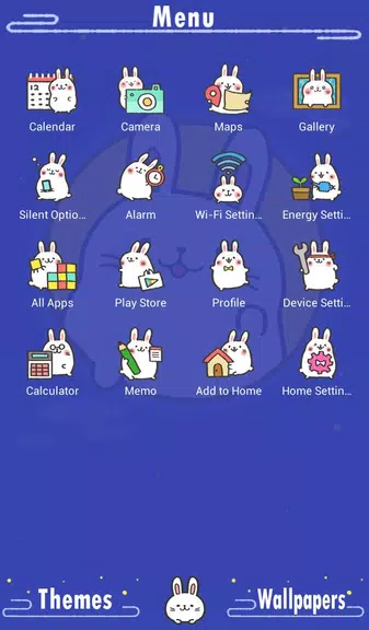 Moon Rabbit Theme Скриншот 2