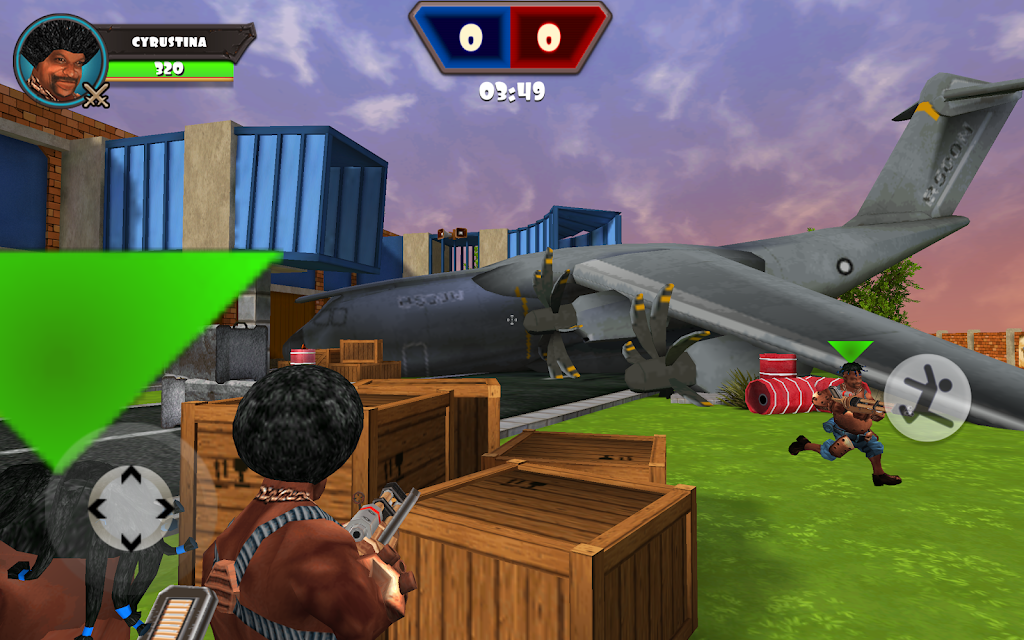 Airport Clash 3D - Minigun Sho Скриншот 2