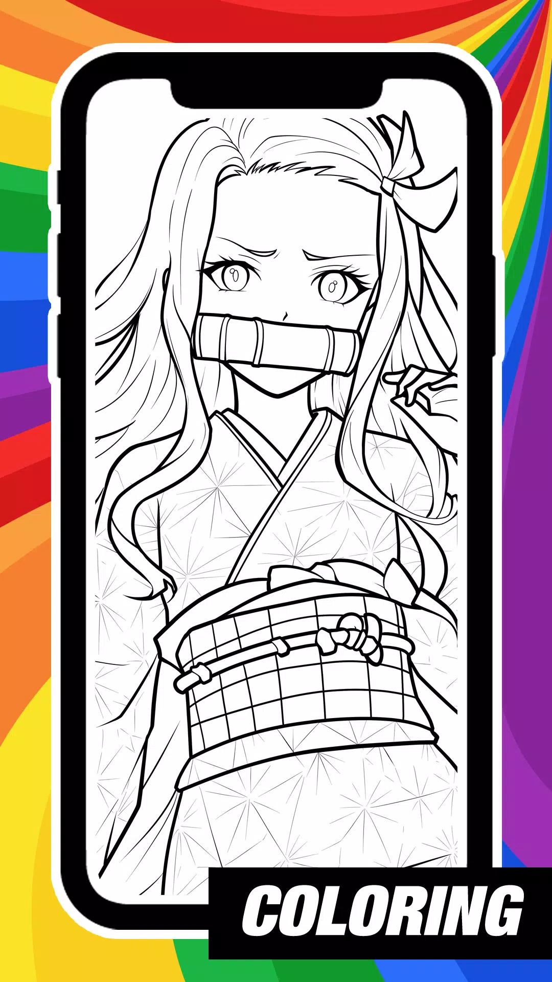 AR Draw Coloring Demon Slayer Captura de tela 1