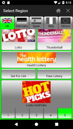 Lotto Number Generator for EUR Schermafbeelding 2