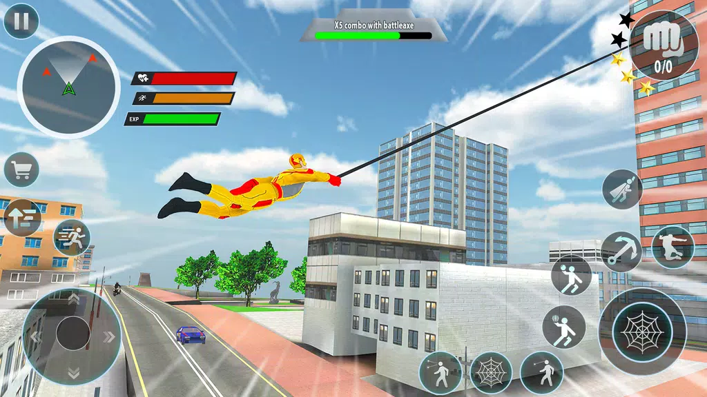 Police Robot Rope Hero Game 3d Скриншот 3