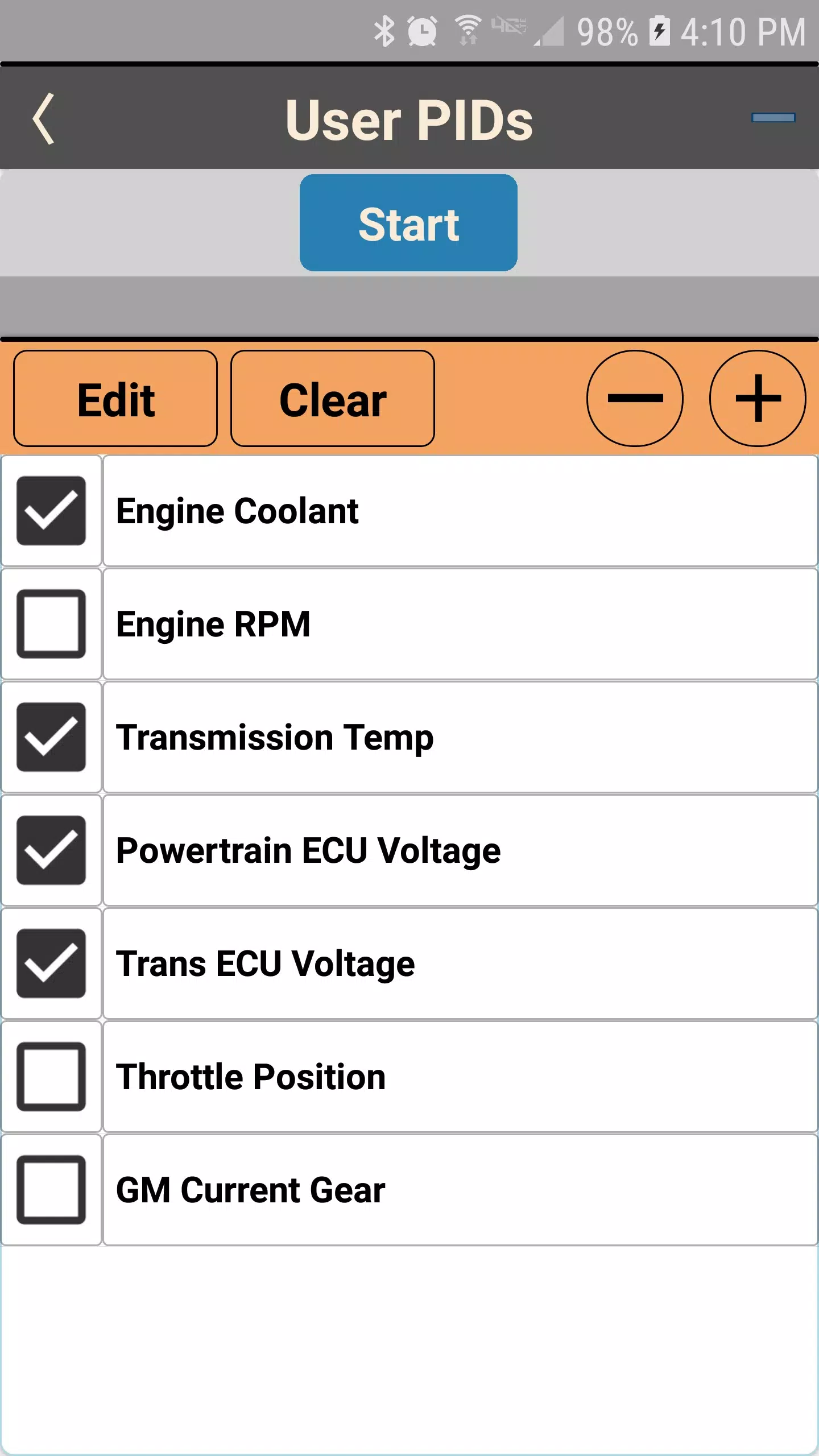 OS OBD2 Interface Capture d'écran 4