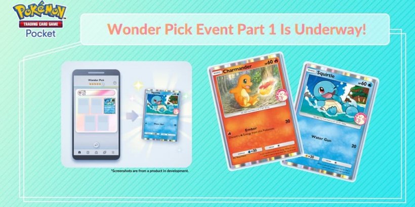 New Wonder Pick Event Featuring Charmander and Squirtle Debuts