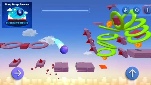BounceVoid: Springen und Ausweichen zum Überleben