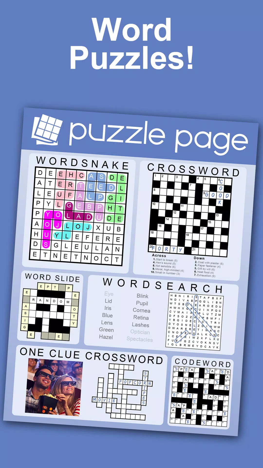 Puzzle Page Capture d'écran 3
