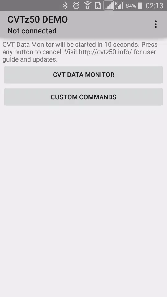 CVTz50 DEMO Screenshot 1