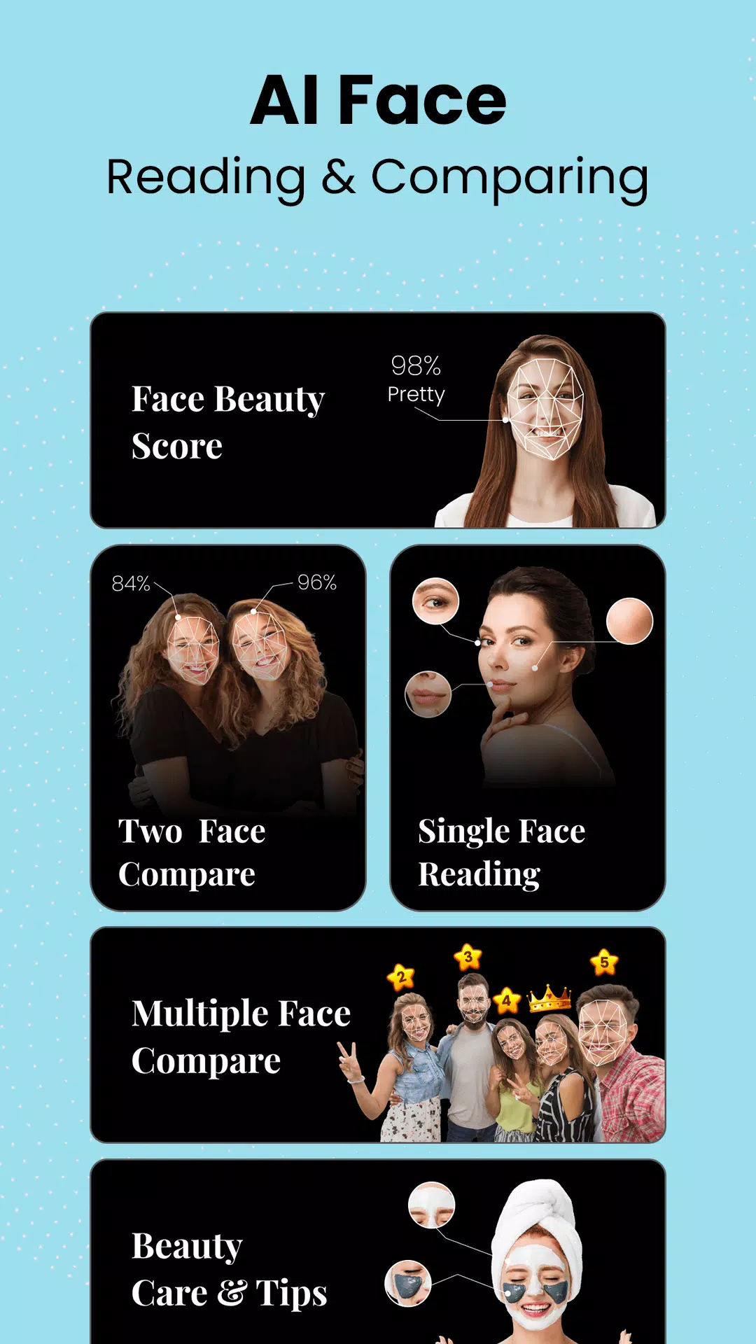 Face Beauty Score Calc & Tips 스크린샷 3