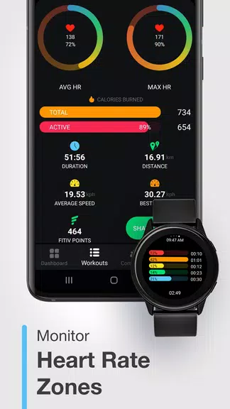 FITIV Pulse Moniteur de Sport Capture d'écran 4