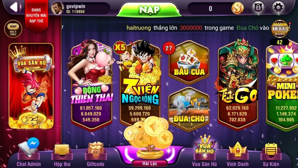 VinVip - No Hu, Xeng, Slots phat loc 스크린샷 2