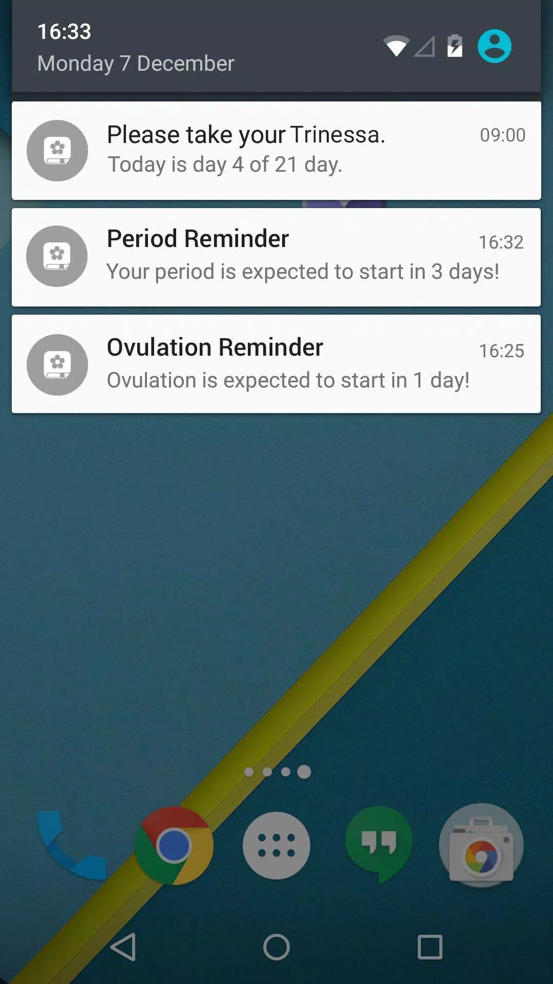Calendário período da ovulação Captura de tela 3