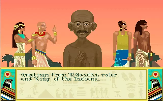 Ang kapalaran ni Gandhi ay hindi malinaw sa sibilisasyon 7