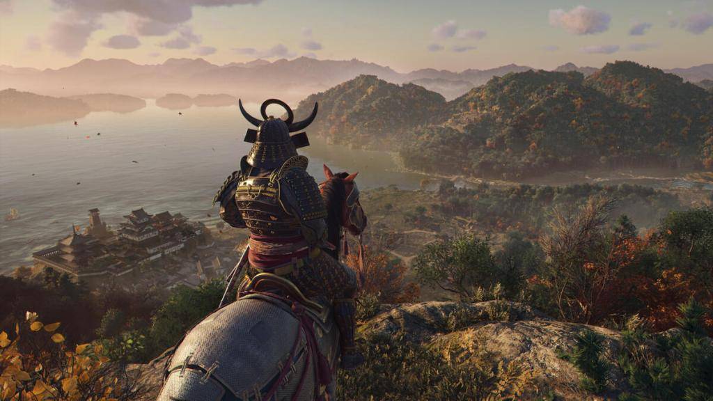 Yasuke는 Ubisoft Press Center의 이미지 인 마운트에서 Coast Vista를 봅니다.