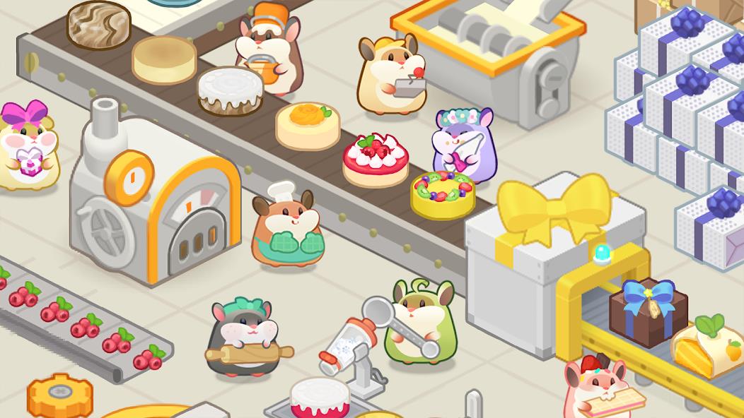 Hamster cake factory Mod ဖန်သားပြင်ဓာတ်ပုံ 1