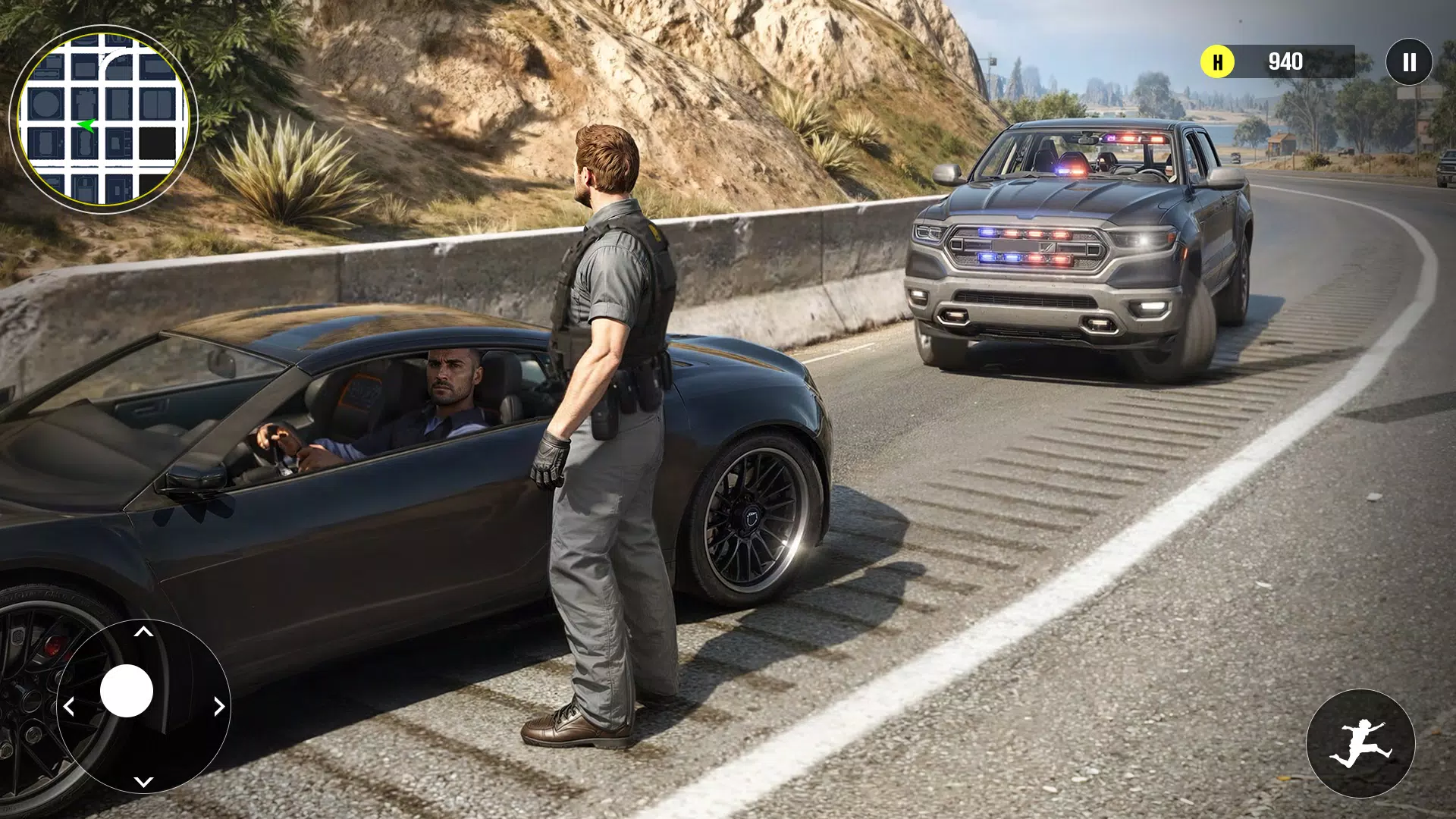 Police Van Crime Sim Games Captura de pantalla 1