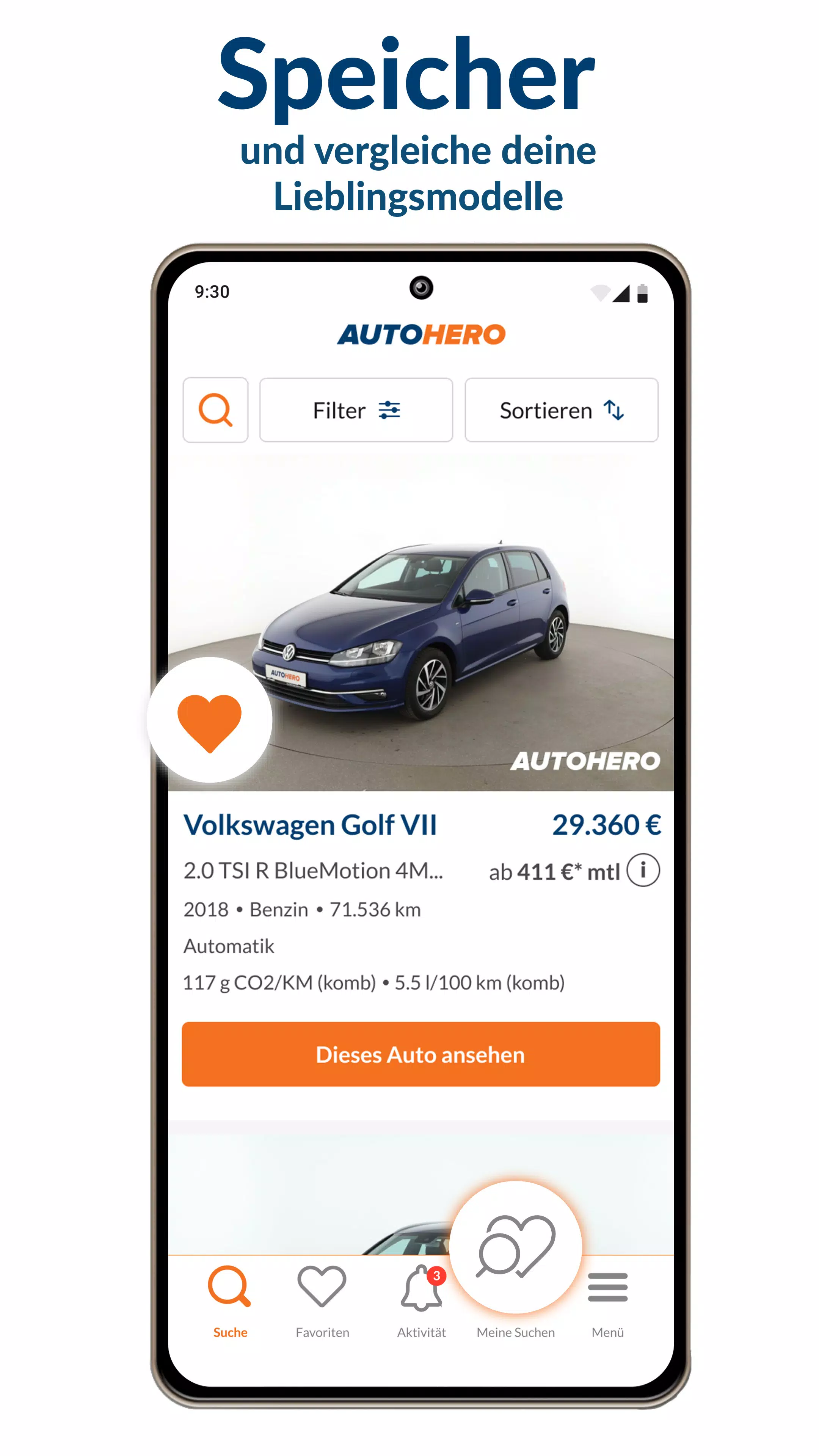Autohero Captura de tela 4