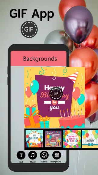 GIF App For Android Texting Captura de tela 4