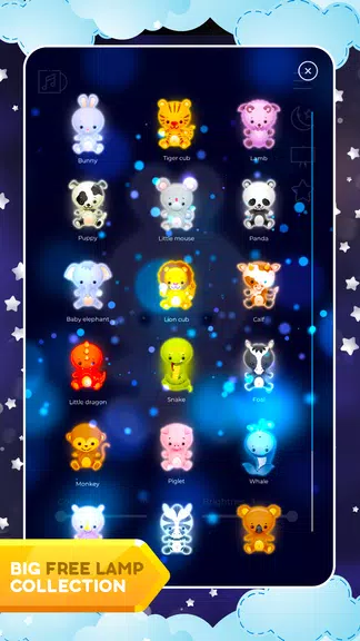Baby night light - lullabies w Captura de tela 2