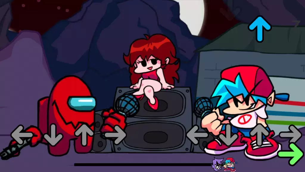Schermata Imposter in FNF battle mission 4