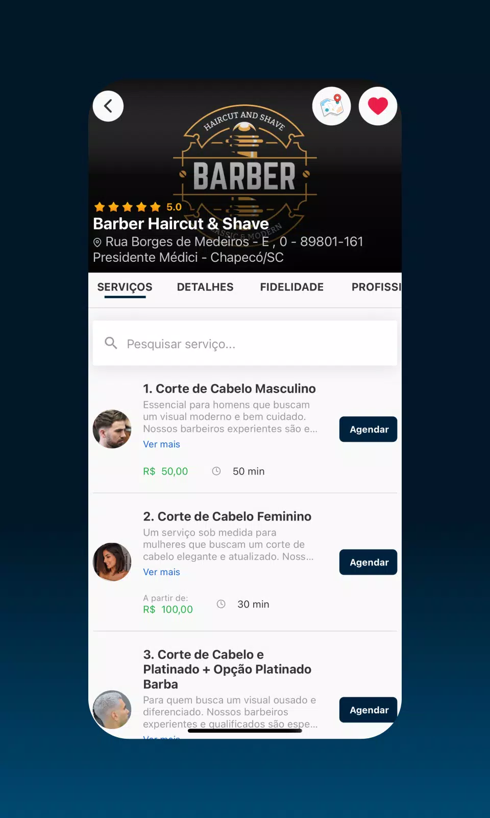 AppBarber: Cliente 스크린샷 3