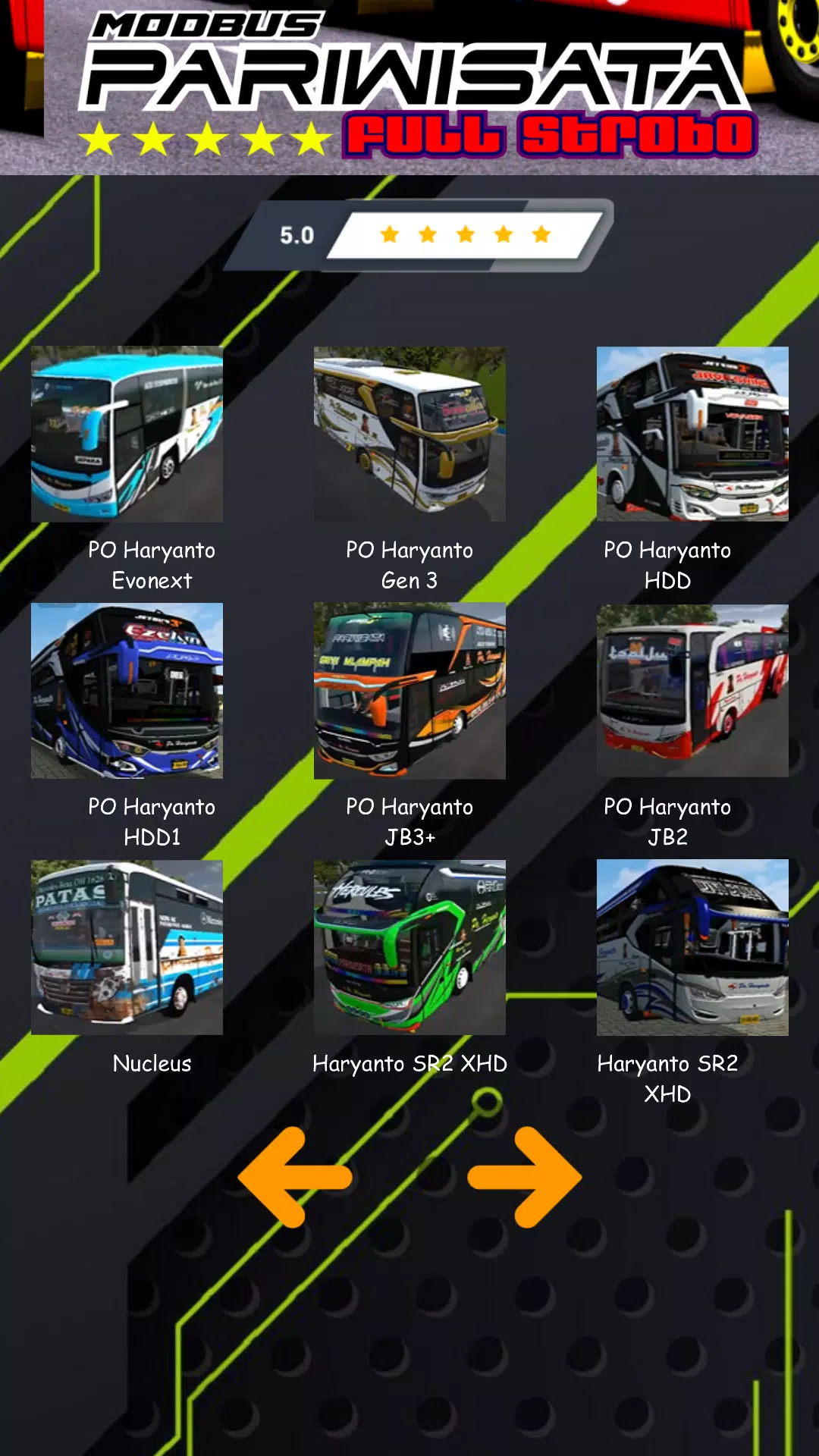Mod Bus Pariwisata Full Strobo Capture d'écran 4