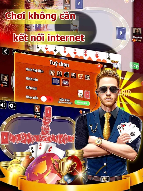 Bài sâm lốc offline - sam loc offline - xâm lốc Tangkapan skrin 2
