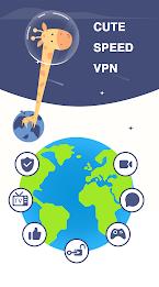 Cute Speed VPN スクリーンショット 1