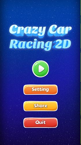Easy Car Racing Game 2D Car Tangkapan skrin 1