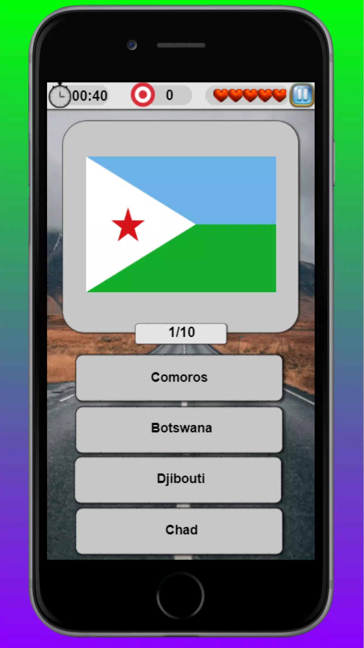 Guess the Flag and Capital Cit 스크린샷 3