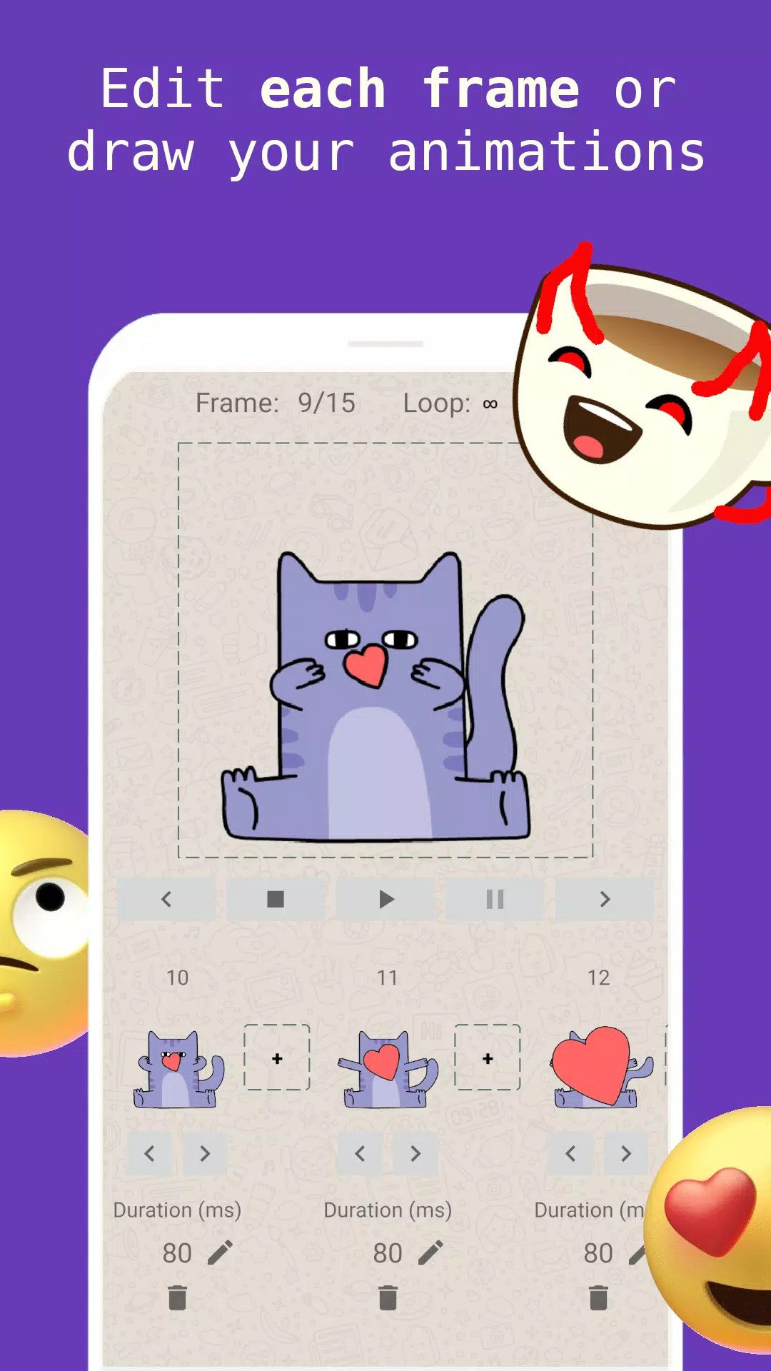 Animated Sticker Maker (FSM) Captura de tela 3