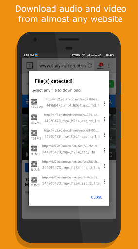 Schermata 1DM Lite: Browser & Downloader 2