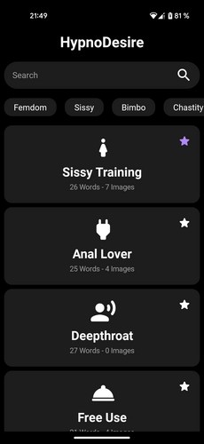 HypnoDesire Screenshot 1