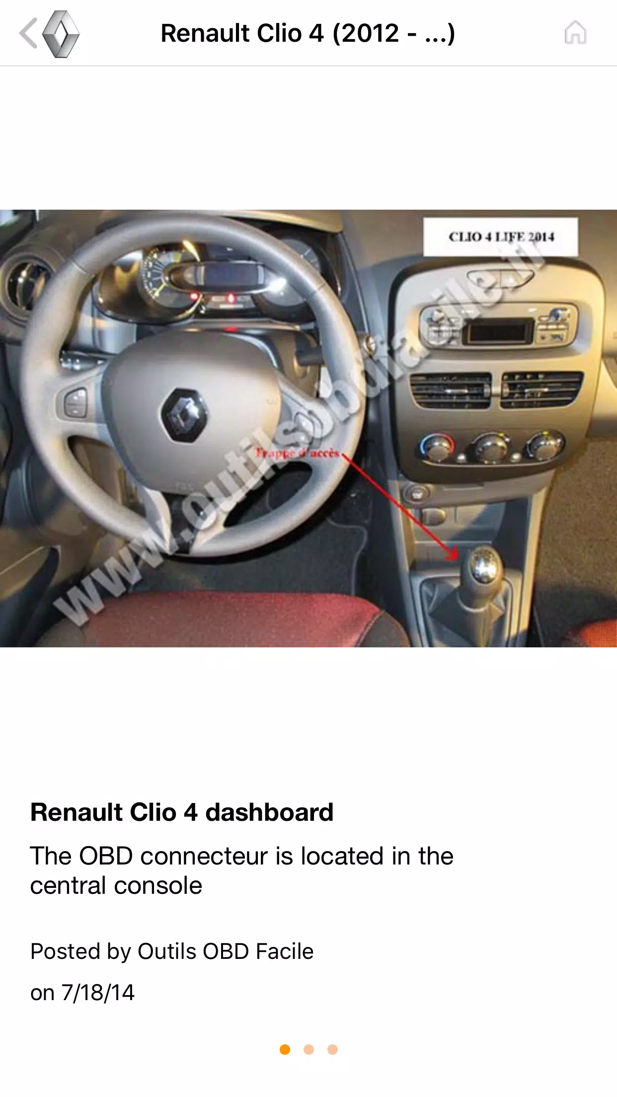 Where is my OBD2 port? Capture d'écran 2