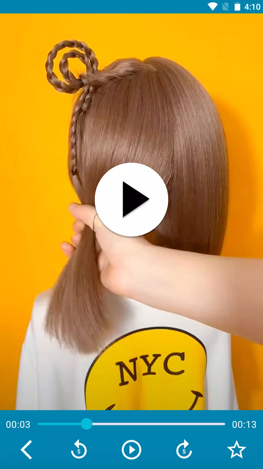 Coiffures pour cheveux courts Capture d'écran 3