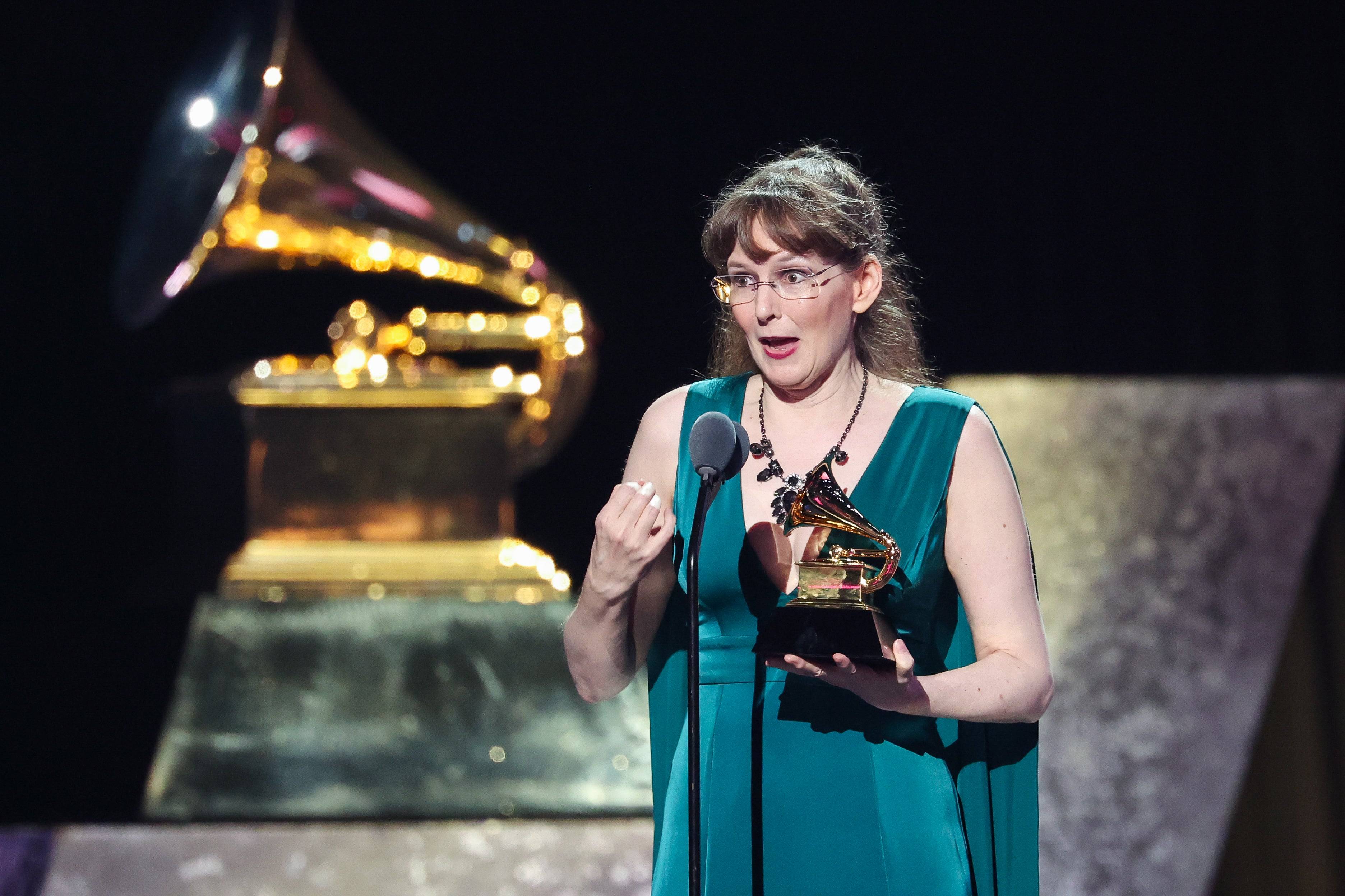 Winifred Phillips at the 67th Grammy Awards.