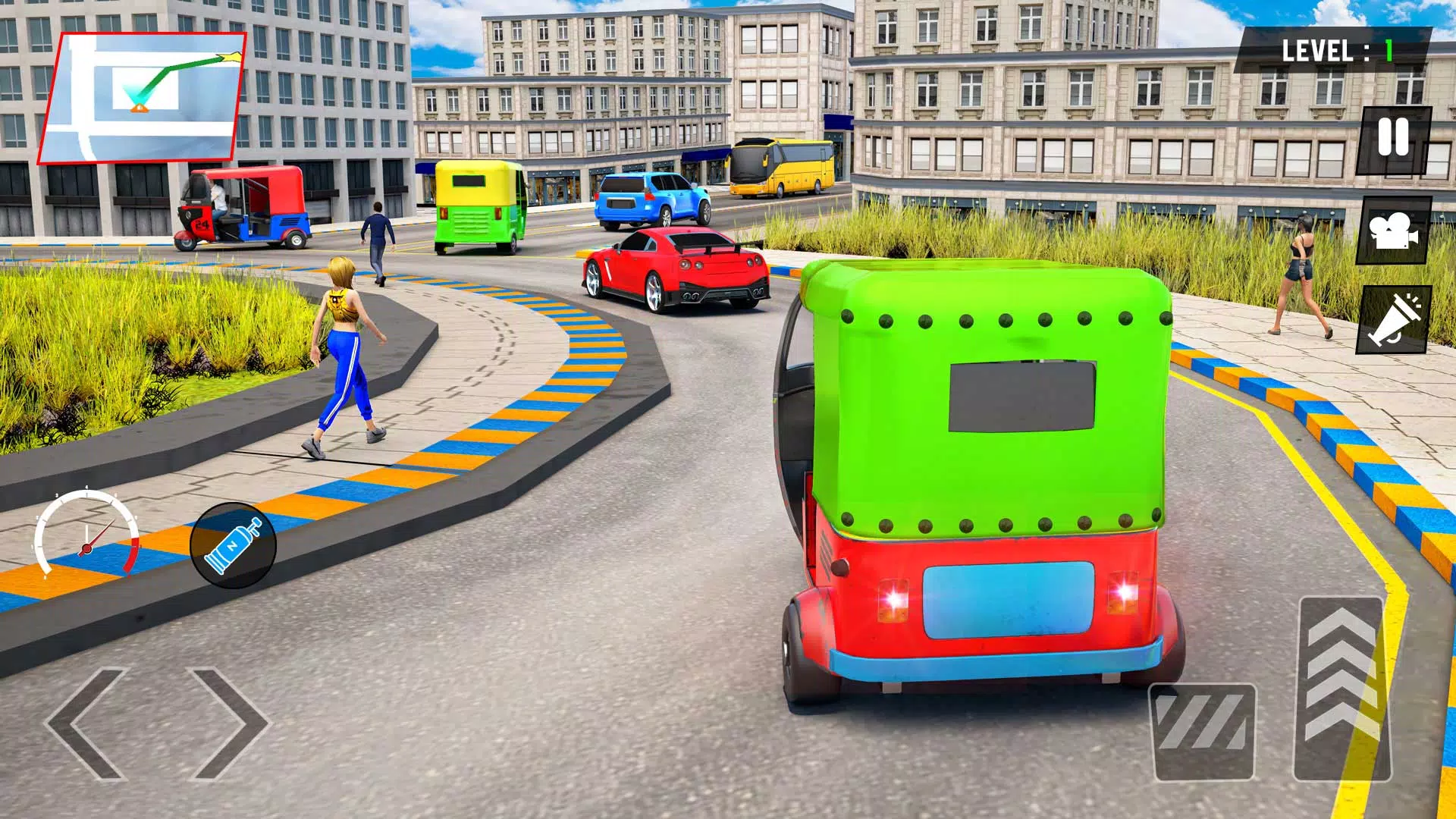 Tuk Tuk Rickshaw - Auto Game Скриншот 2