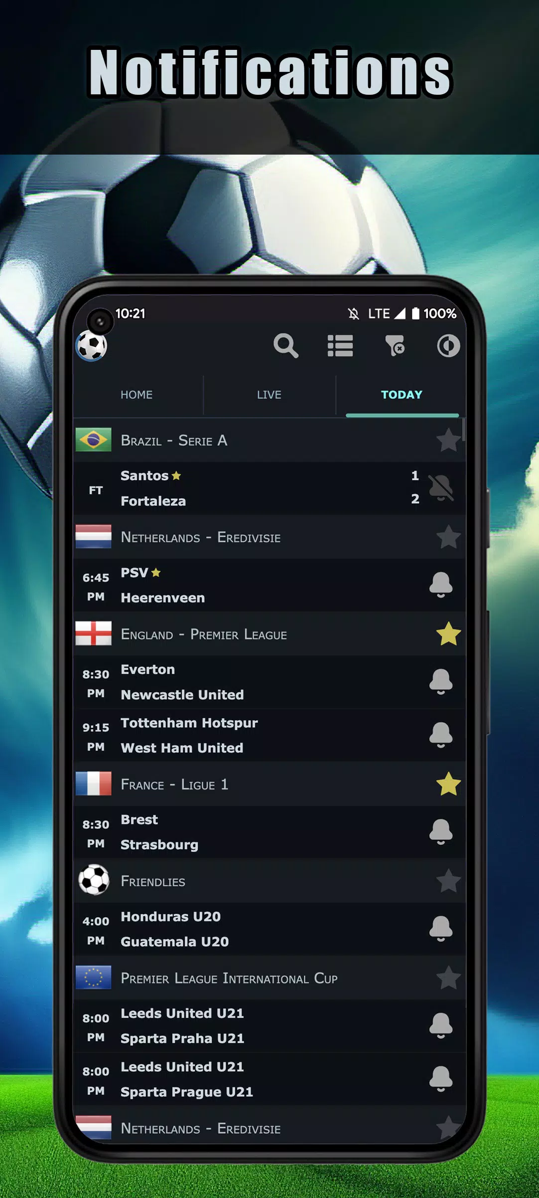 Football Live Scores ภาพหน้าจอ 3