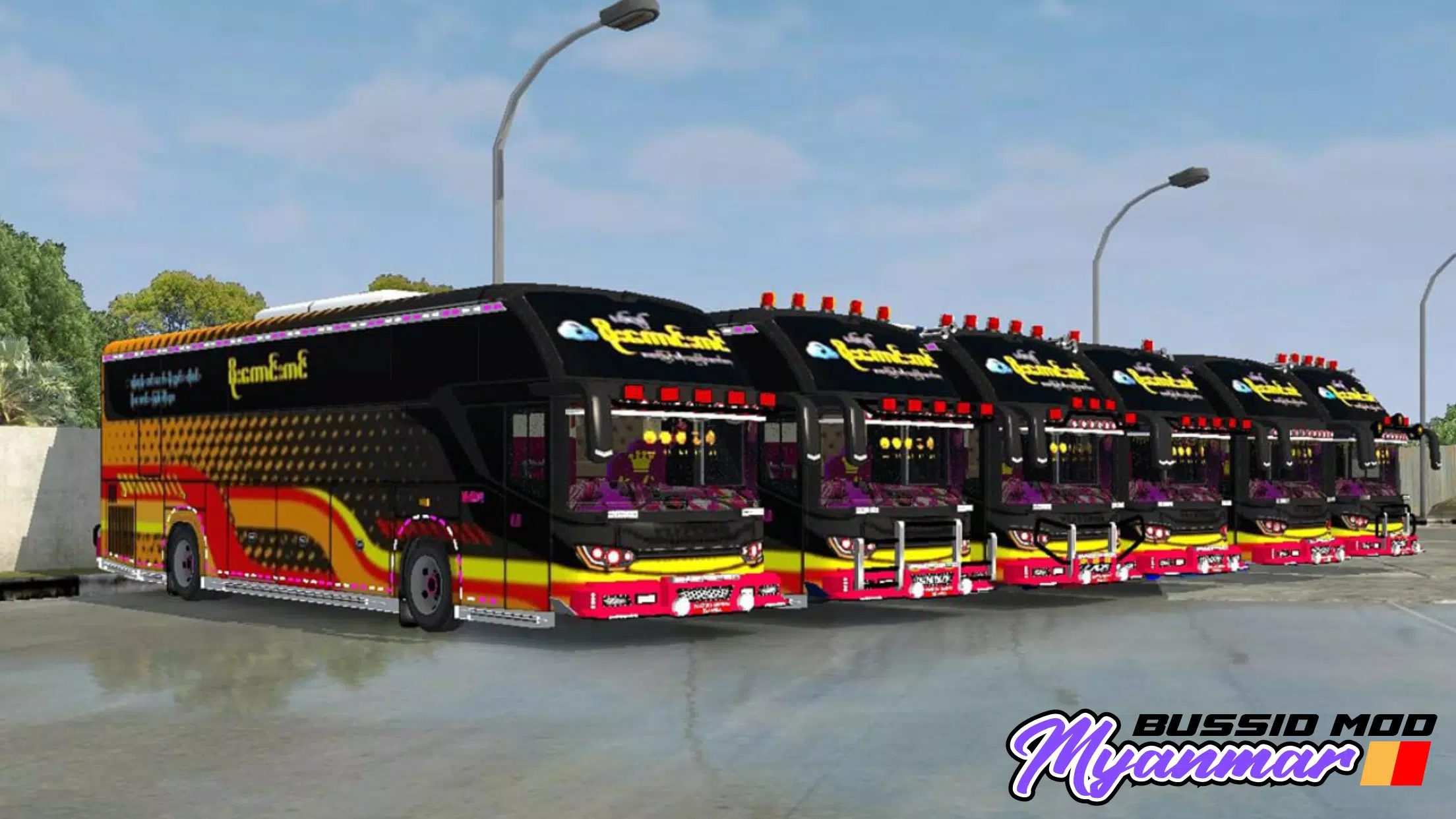 Mod Bussid Myanmar Скриншот 1